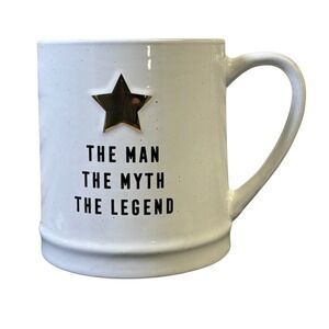 Sheffield Home The Man The Myth The Legend Coffee Mug White Gold Star‎
